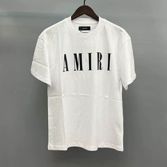 Amiri Classic Core Logo Short Sleeve T-Shirt - White / Black