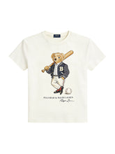 European and American Cross border 2026 Summer Cross border Women's Fashion New Casual Bear Printed Round Neck T-shirt Short Sleeve Top