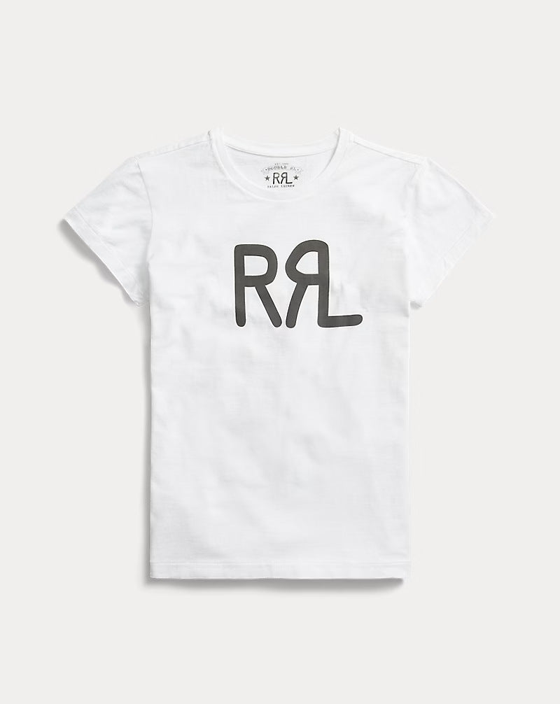 European and American Cross border 2026 Summer Cross border Women's Fashion and Leisure RL Letter Printed Shoulder Round Neck Short sleeved T-shirt