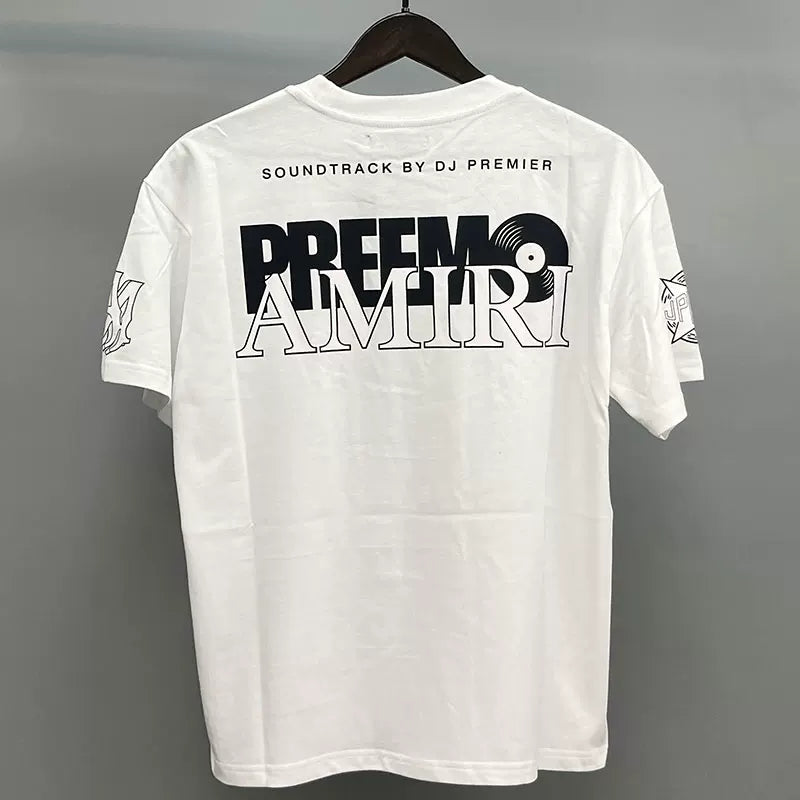 Amiri Preemo x DJ Premier Soundtrack Graphic Short Sleeve T-Shirt - White