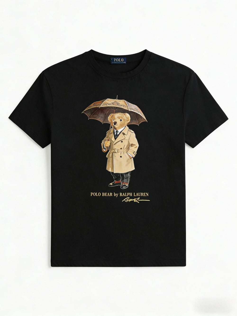 European and American Cross border 2026 Summer Cross border Women's Fashion New Casual Bear Printed Round Neck T-shirt Short Sleeve Top