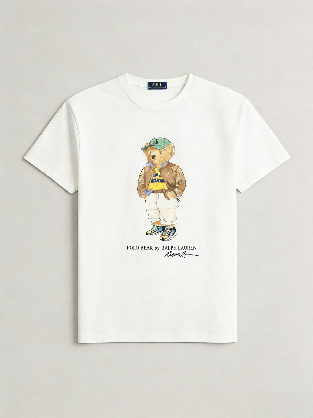 European and American Cross border 2025 Summer Cross border Women's Fashion New Casual Bear Printed T-shirt Round Neck Loose Short Sleeve