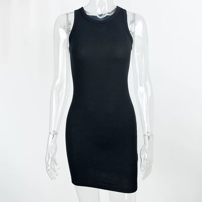 Hip Wrap Skirt Slim Fit Tank Top Dress Hip Wrap Skirt Slim Fit Tank Top Dress Women