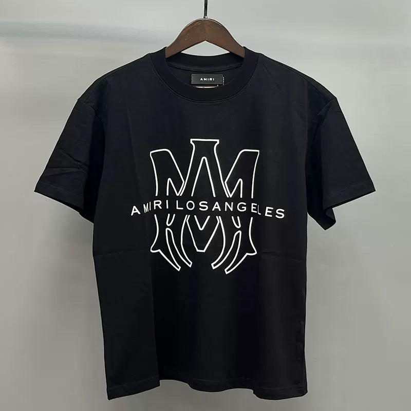 Amiri MA Monogram Los Angeles Graphic Short Sleeve T-Shirt - Black