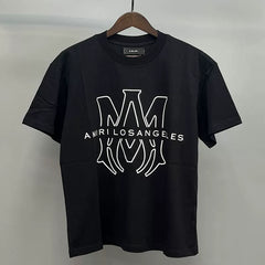 Amiri MA Monogram Los Angeles Graphic Short Sleeve T-Shirt - Black