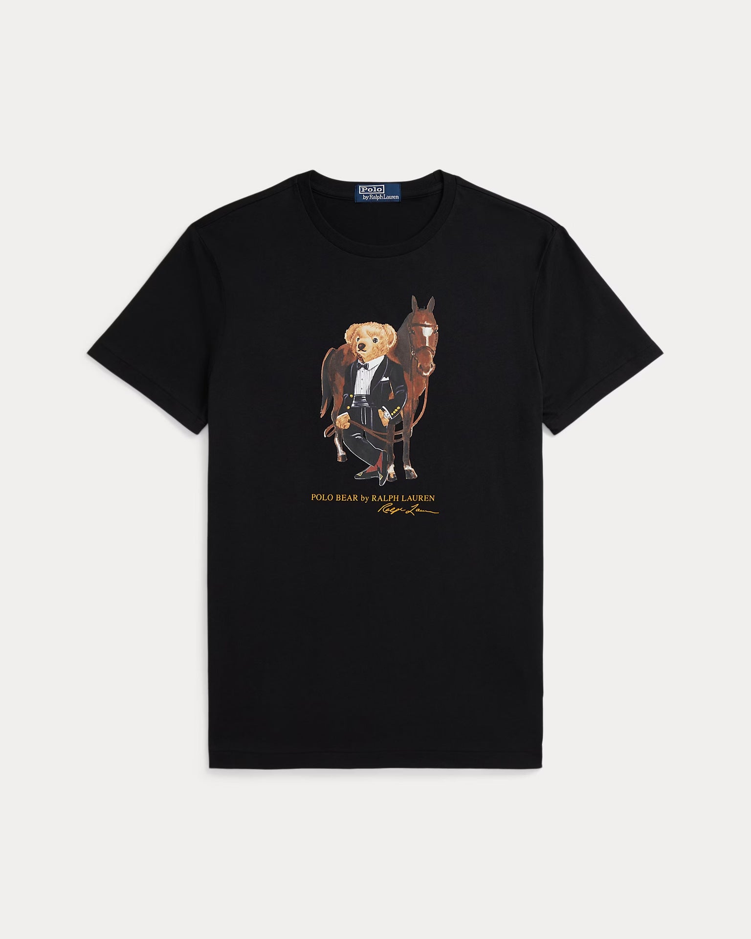 European and American Cross border 2025 Summer Cross border Women's Fashion New Casual Bear Printed T-shirt Round Neck Loose Short Sleeve