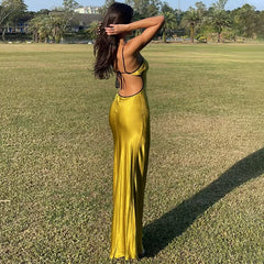 Long skirt high waist dress woman