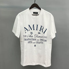 Amiri Arts District Imagination and Dreams Graphic Short Sleeve T-Shirt - White