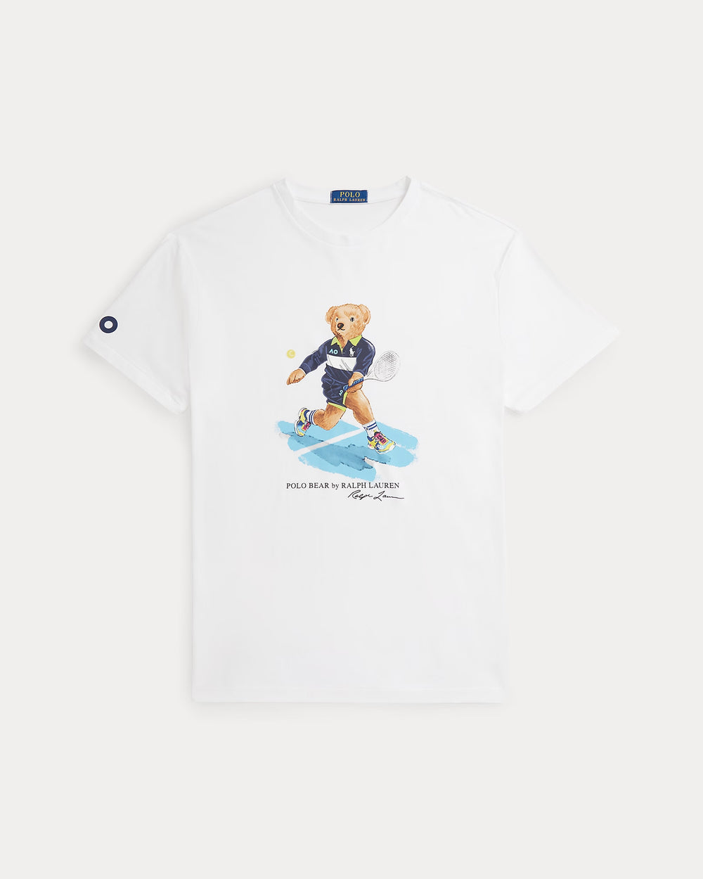 European and American Cross border 2025 Summer Cross border Women's Fashion New Casual Bear Printed T-shirt Round Neck Loose Short Sleeve