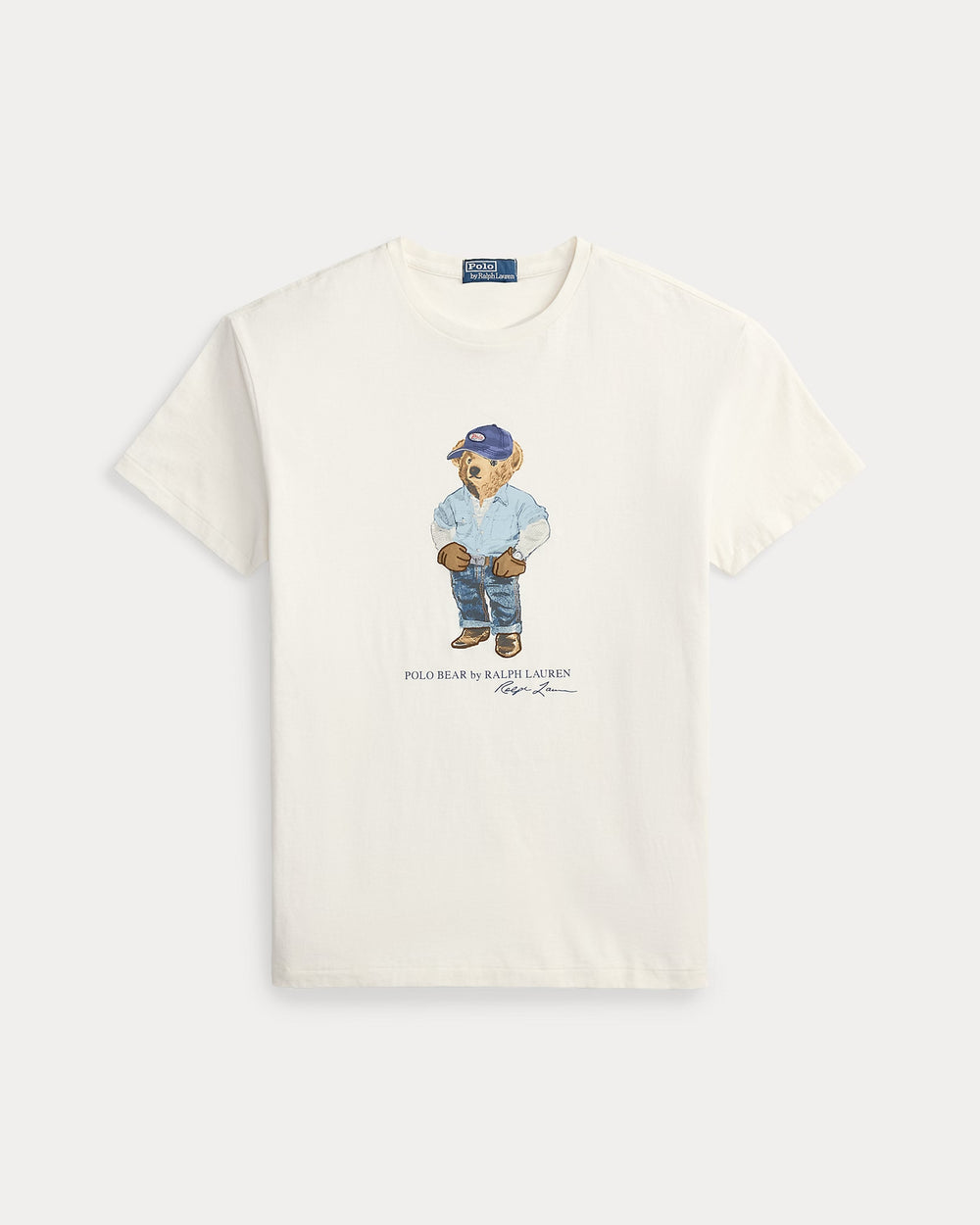 European and American Cross border 2025 Summer Cross border Women's Fashion New Casual Bear Printed T-shirt Round Neck Loose Short Sleeve