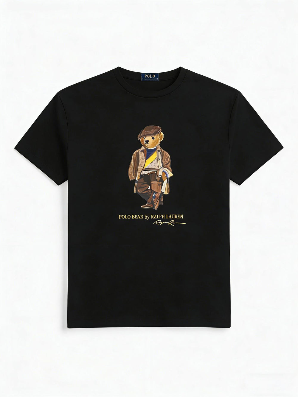 European and American Cross border 2026 Summer Cross border Women's Fashion New Casual Bear Printed Round Neck T-shirt Short Sleeve Top