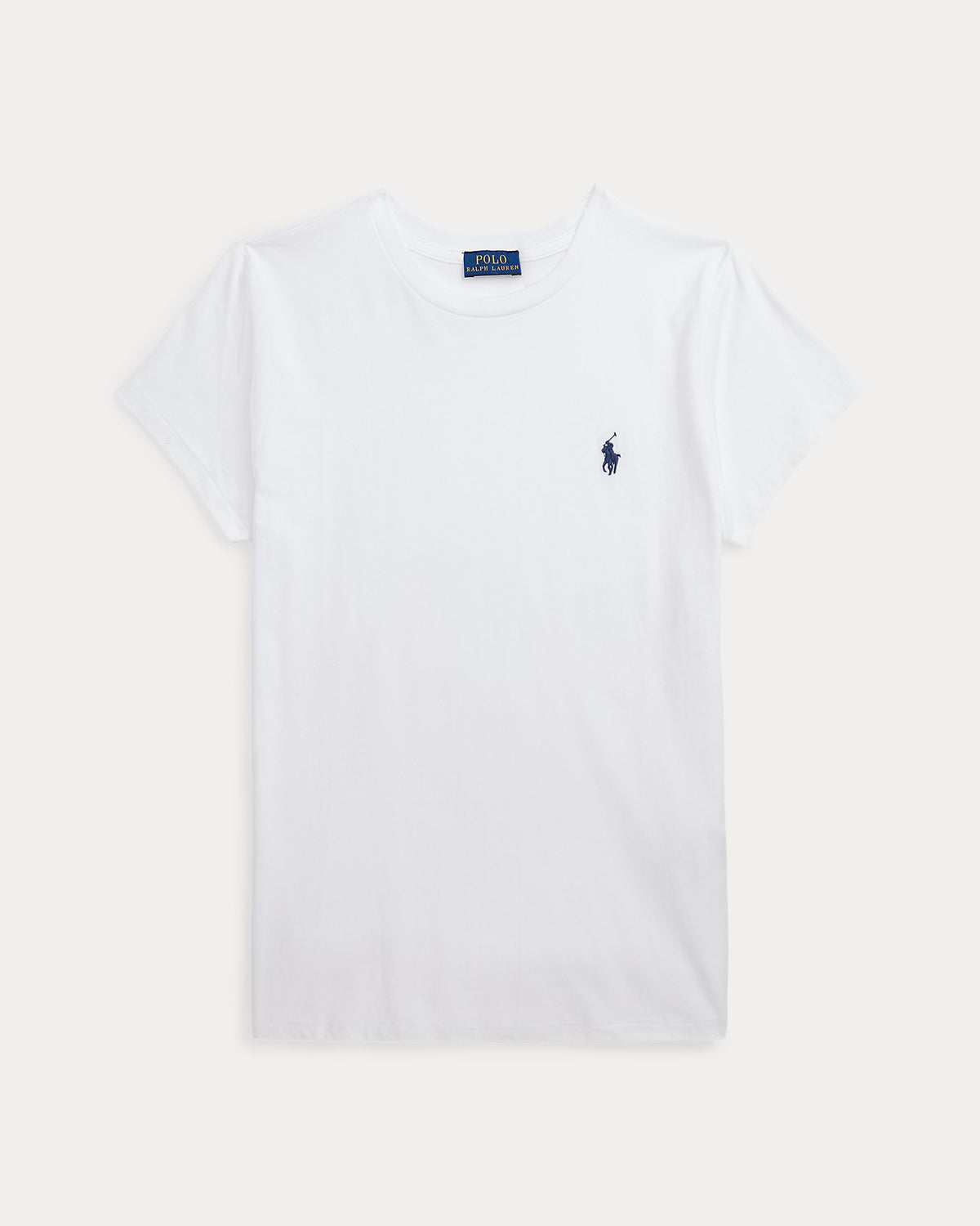 European and American Cross border 2026 Summer Cross border Women's Classic Small Horse Emblem Embroidered Round Neck Pure Cotton T-shirt Casual Versatile