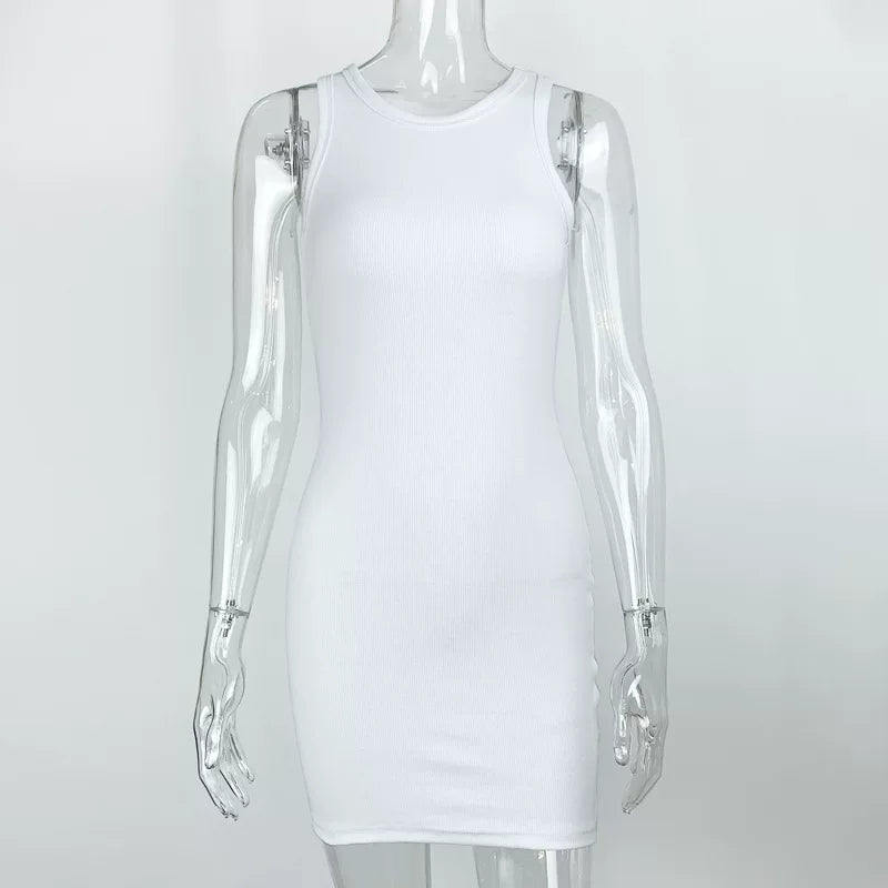 Hip Wrap Skirt Slim Fit Tank Top Dress Hip Wrap Skirt Slim Fit Tank Top Dress Women