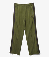 Needles Style Embroidered Butterfly Side-Tape Track Pants - Olive Green/Dark