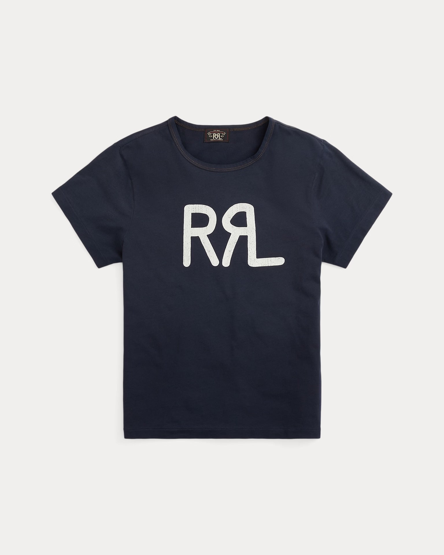 European and American Cross border 2026 Summer Cross border Women's Fashion and Leisure RL Letter Printed Shoulder Round Neck Short sleeved T-shirt