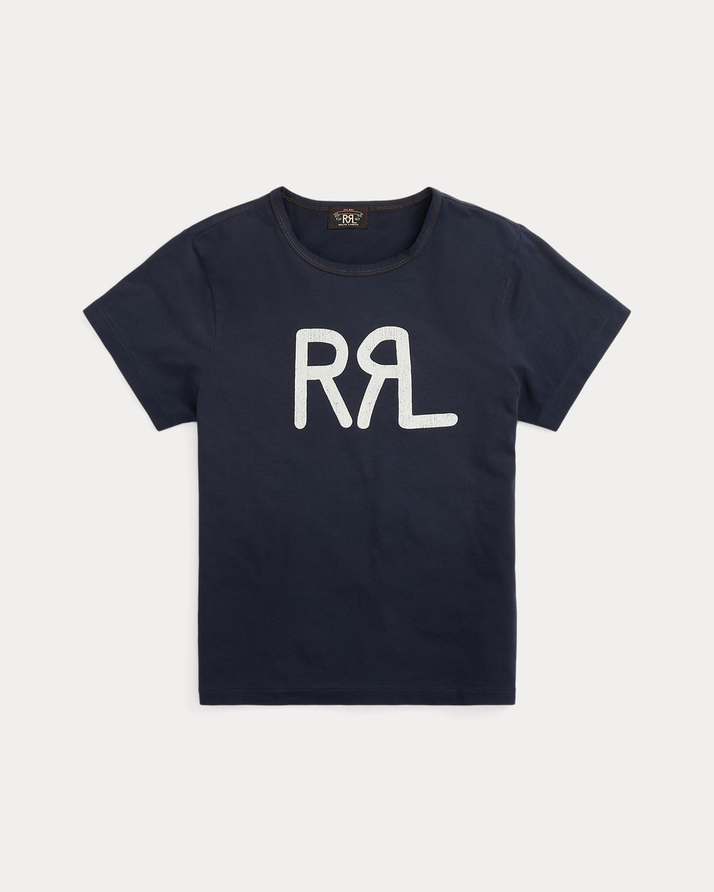 European and American Cross border 2026 Summer Cross border Women's Fashion and Leisure RL Letter Printed Shoulder Round Neck Short sleeved T-shirt