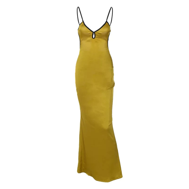 Long skirt high waist dress woman
