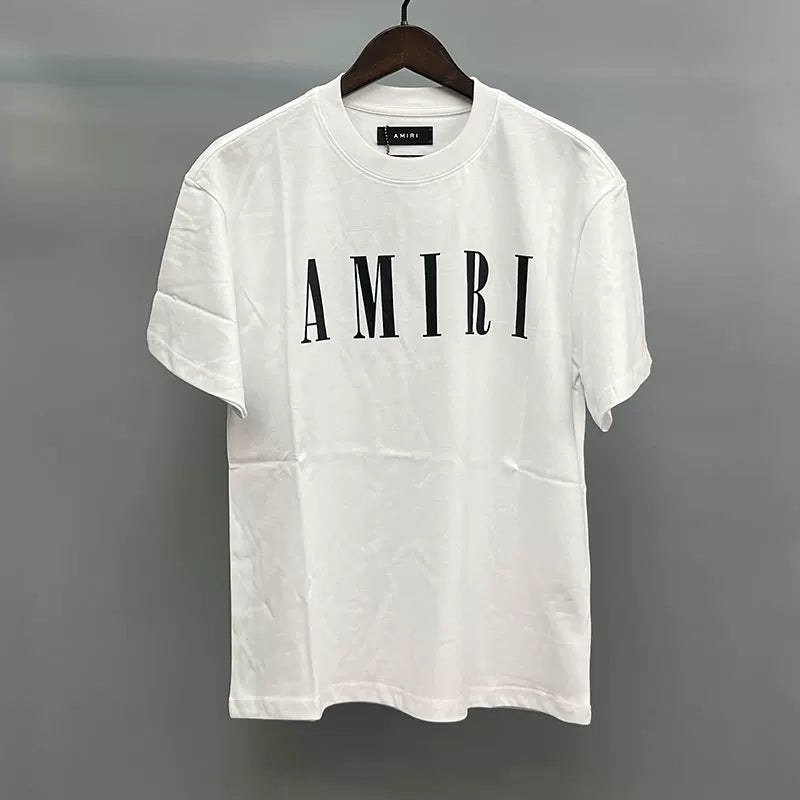 Amiri Classic Core Logo Short Sleeve T-Shirt - White / Black