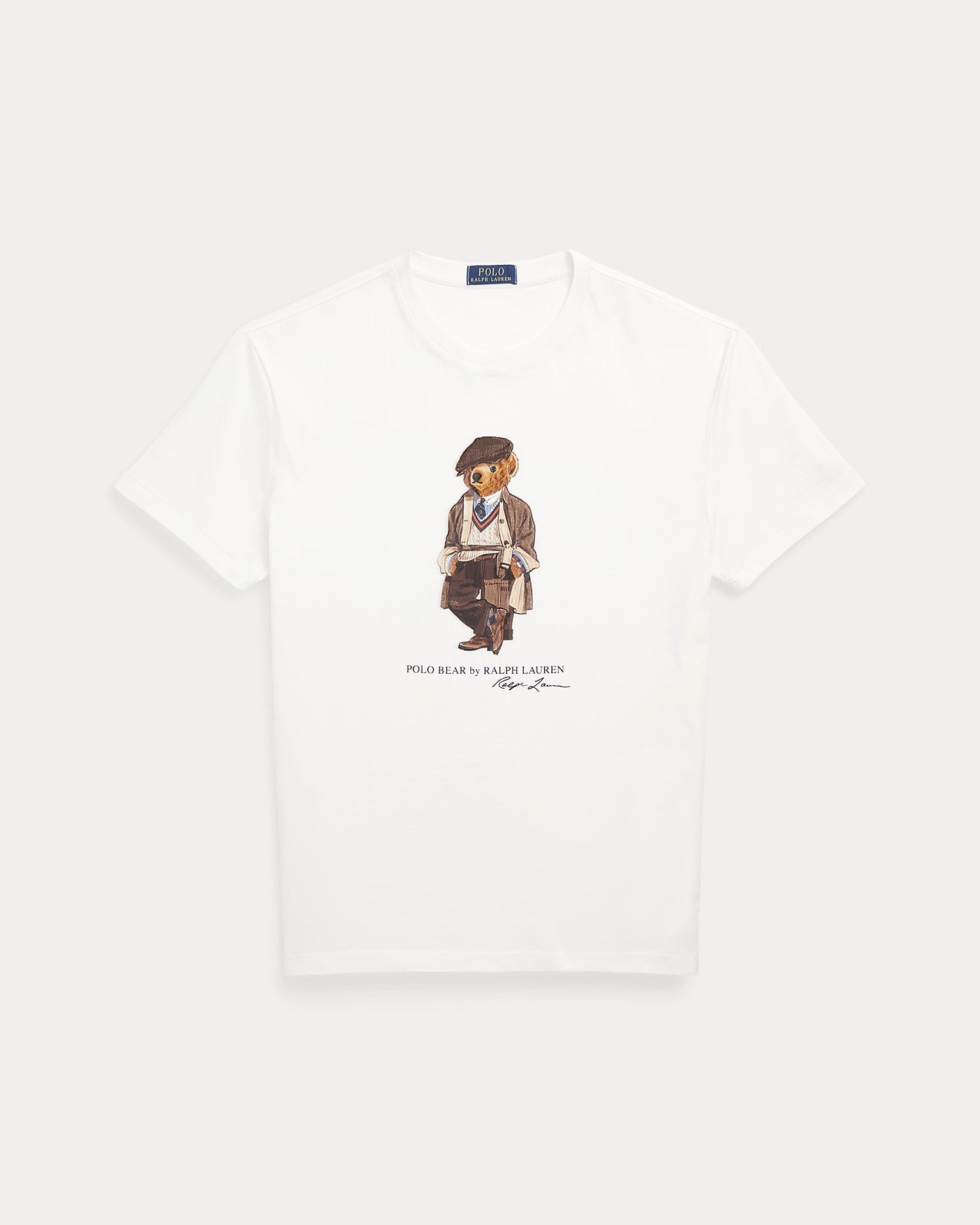 European and American Cross border 2025 Summer Cross border Women's Fashion New Casual Bear Printed T-shirt Round Neck Loose Short Sleeve