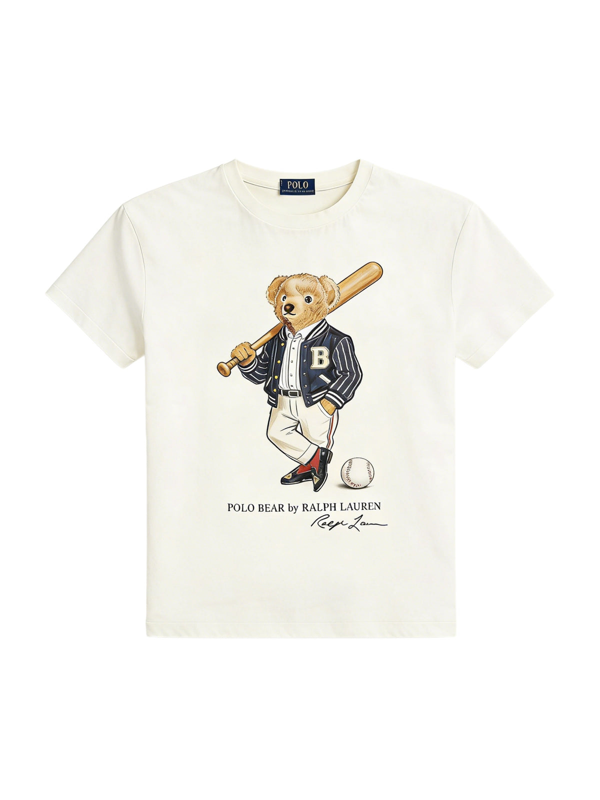 European and American Cross border 2026 Summer Cross border Women's Fashion New Casual Bear Printed Round Neck T-shirt Short Sleeve Top