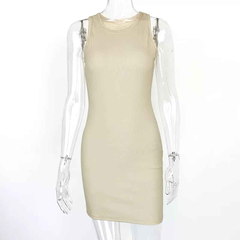 Hip Wrap Skirt Slim Fit Tank Top Dress Hip Wrap Skirt Slim Fit Tank Top Dress Women