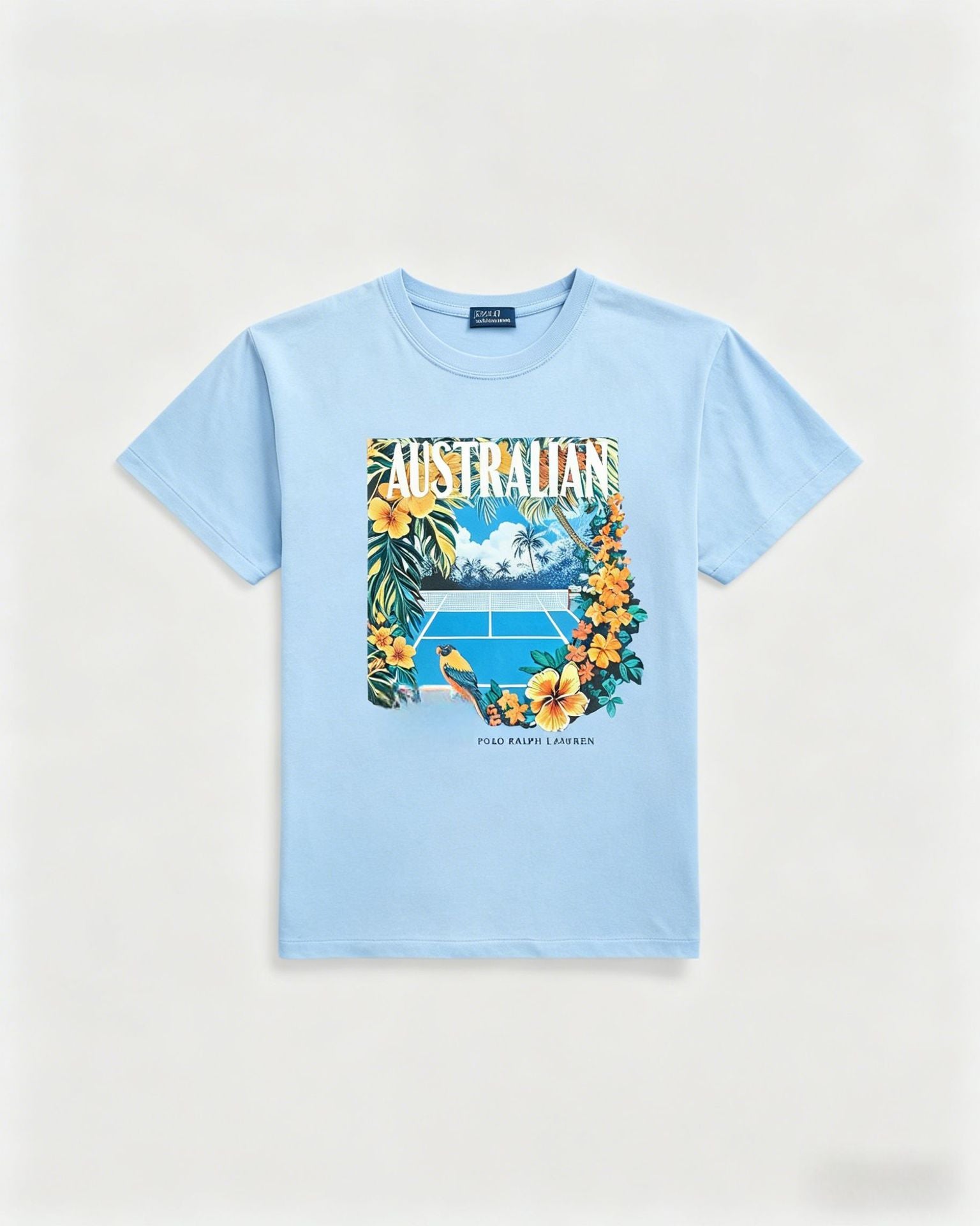 European and American Cross border 2025 Summer Cross border Women's Fashion New Casual Bear Printed T-shirt Round Neck Loose Short Sleeve