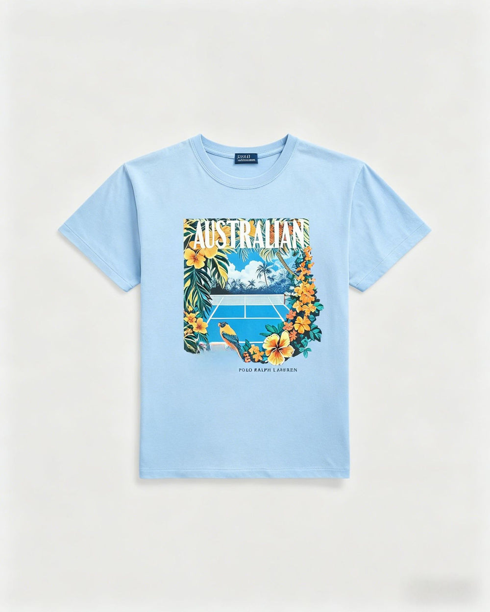 European and American Cross border 2025 Summer Cross border Women's Fashion New Casual Bear Printed T-shirt Round Neck Loose Short Sleeve